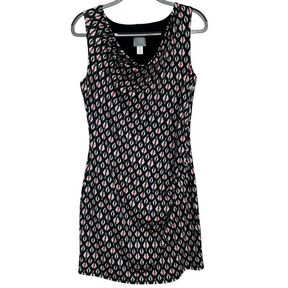 Athleta Dresses & Skirts - Athleta Inverse Reversible Drape Neck Sleeveless Black Pink